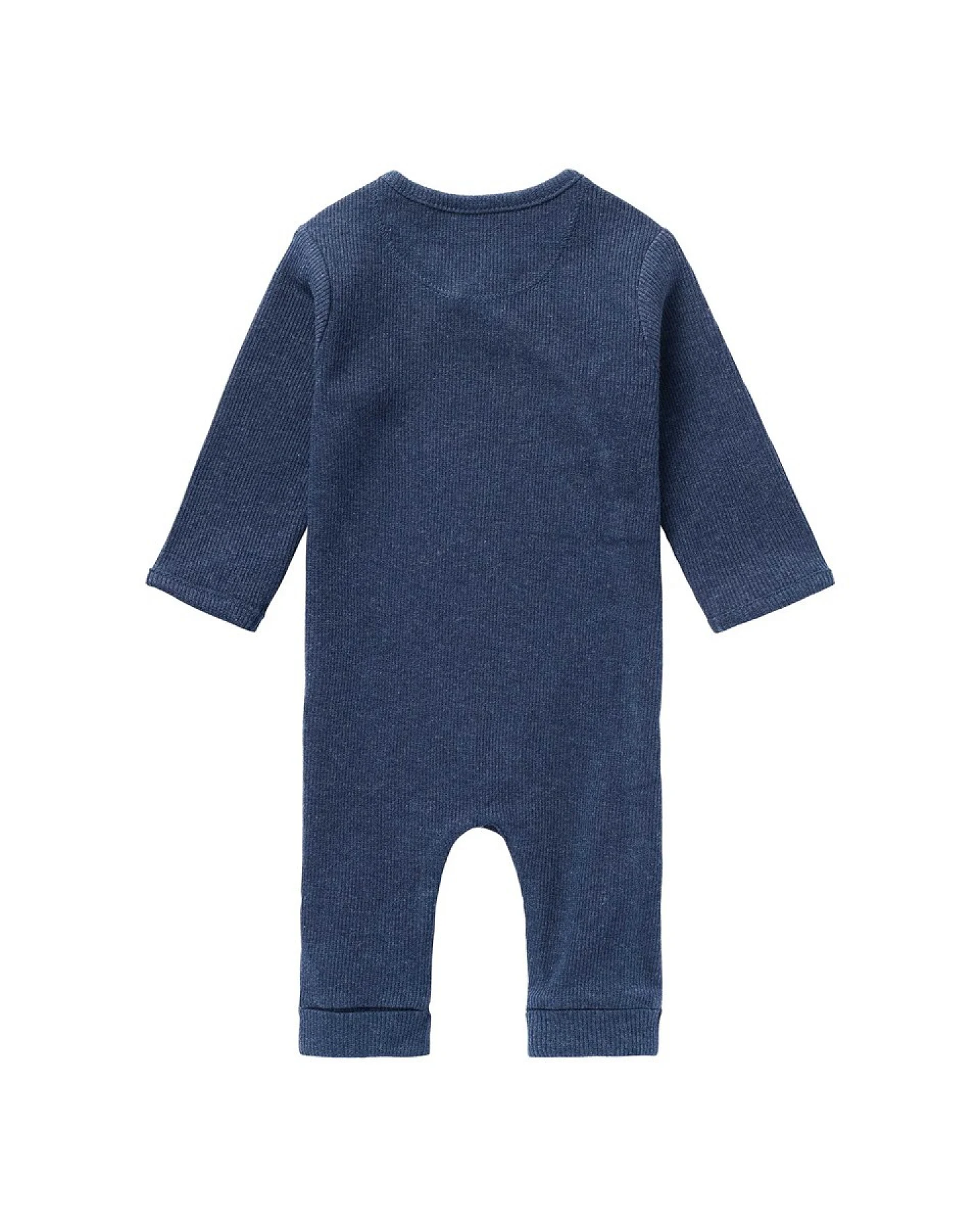 Strampler Nevis navy melange rip Gr. 68 – Ansicht 2