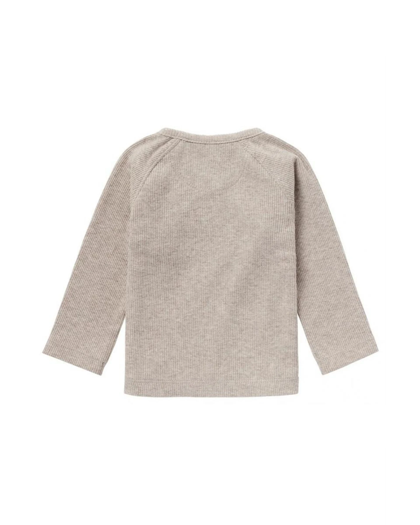 Wickelshirt Langarm Nanyuki taupe melange rip Gr. 44 – Ansicht 2