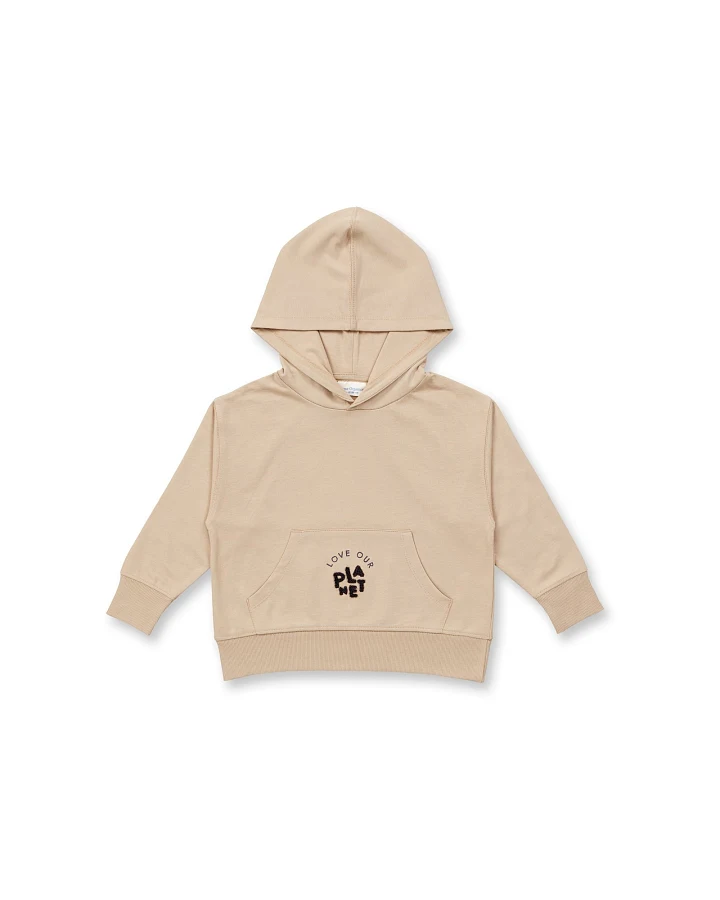 Sense Organics Kinder Pullover mit Kapuze sand Gr.92 (18-24 Monate)