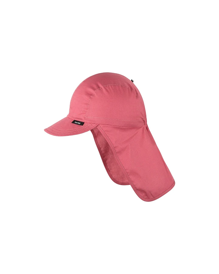 PURE PURE by Bauer Baby und Kinder Sonnenschutz Mütze UV 50 mauve Gr. 51