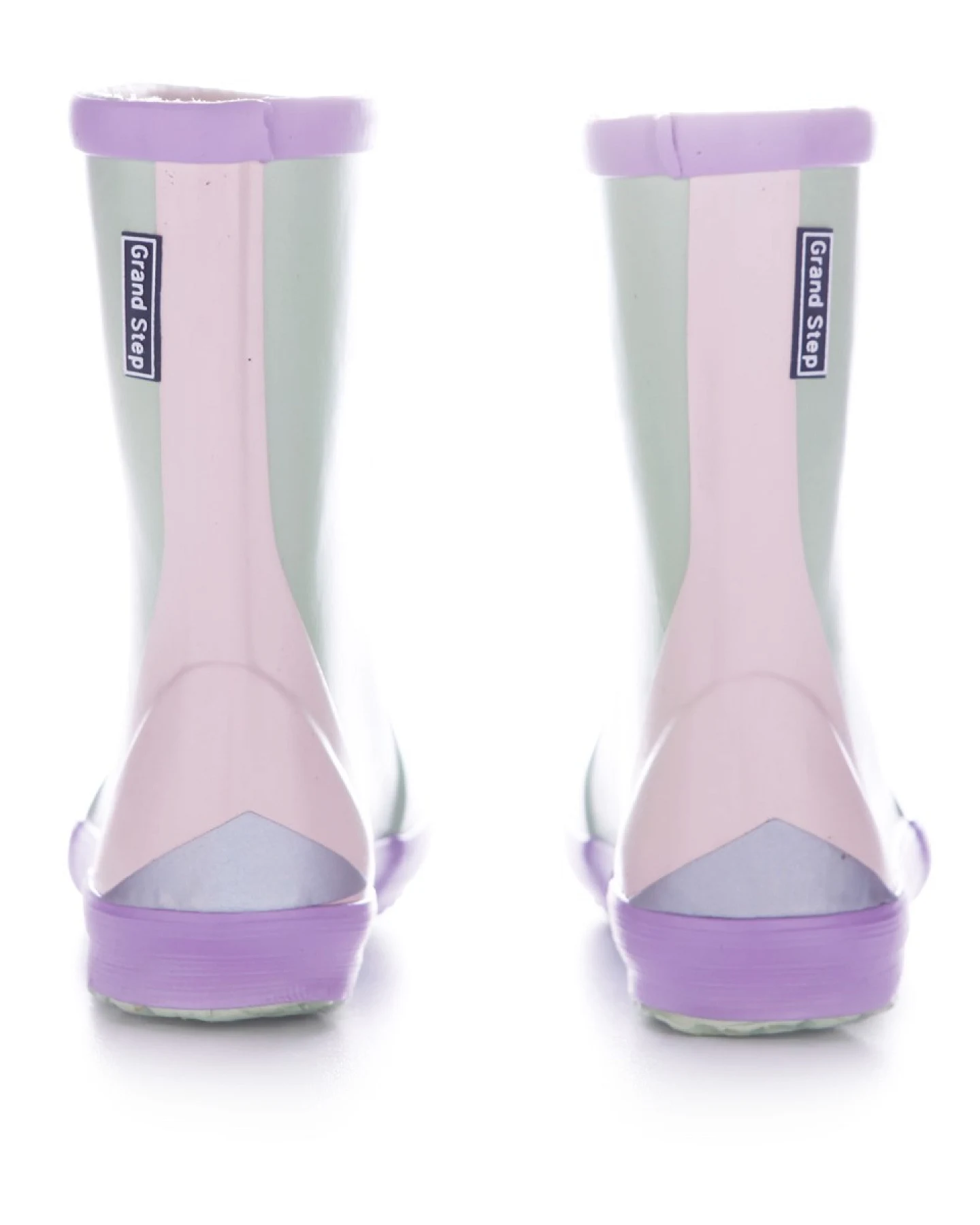 Kinder Gummistiefel "Beppo" Naturkautschuk mint-lila Gr.25 – Ansicht 2
