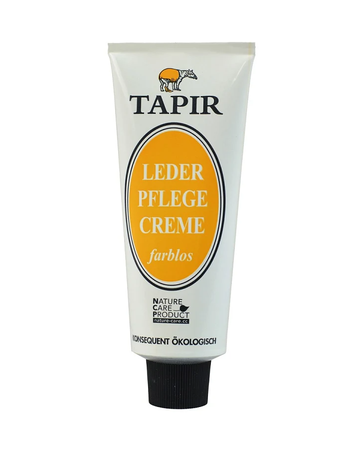 Natürliche Bio Lederpflegecreme farblos 75 ml Alutube