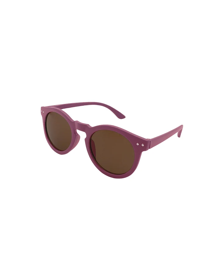 KIDS-Sonnenbrille, UV 400, retro rose tan Onesize, 6-7 Jahre