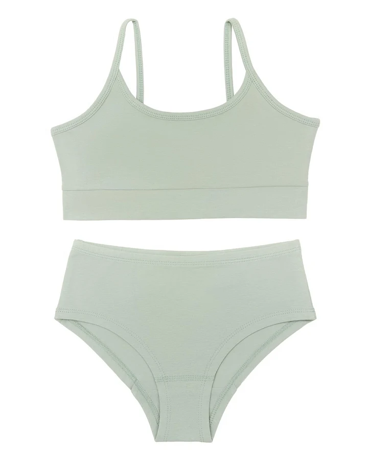 Mädchen Bustier + Hipster Eisberggrün Gr. 116