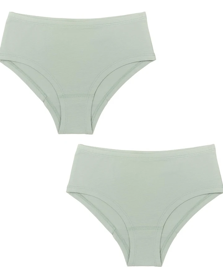 Mädchen Hipster Eisberggrün 2er Pack Gr. 104