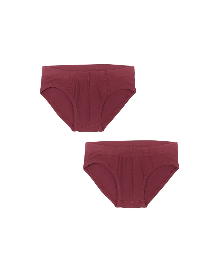 Jungen Slip Bordeaux 2er Pack Gr. 128