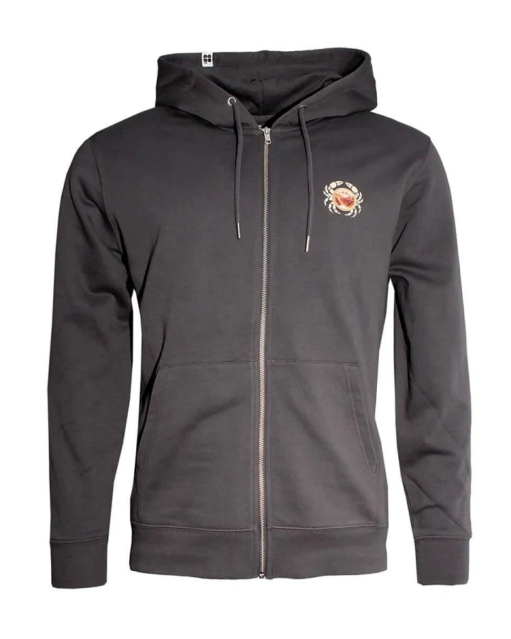 Herren Zipper "Kräbbs PÄP" anthrazit M