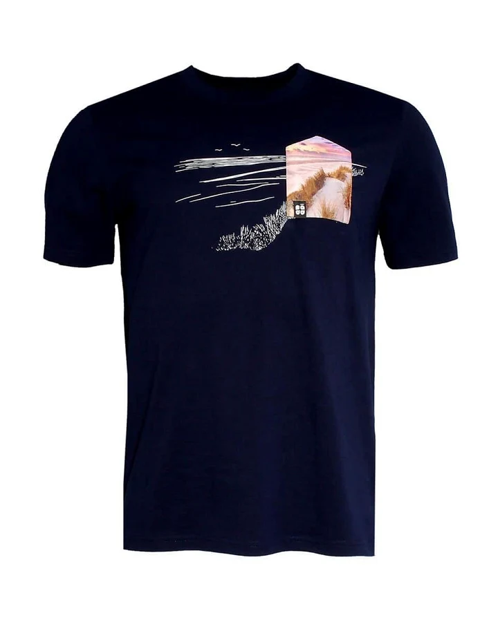 Herren T-Shirt "Nordsee BT" navy M