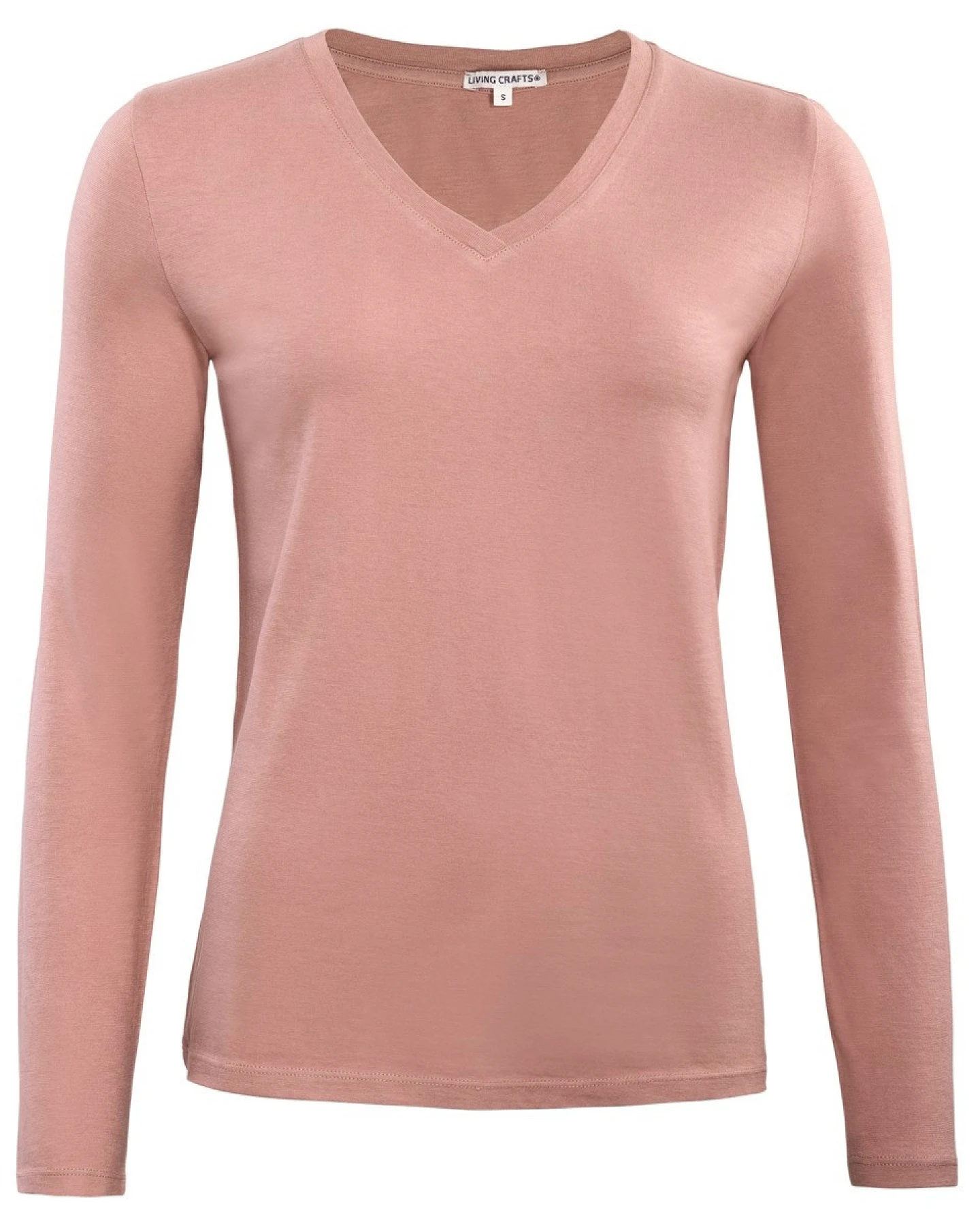 Living Crafts Langarm-Shirt "Tarana", Dried Rose M – Ansicht 2