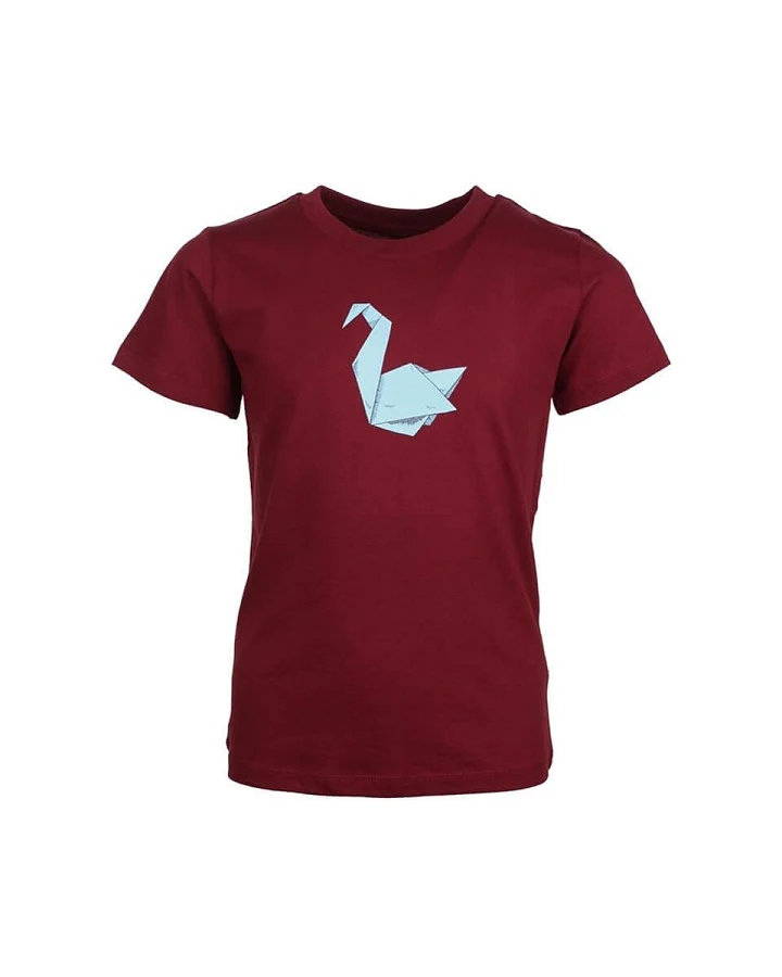 Kinder T-Shirt "Mövigami BT" weintraubensaftrot 5-6 Jahre