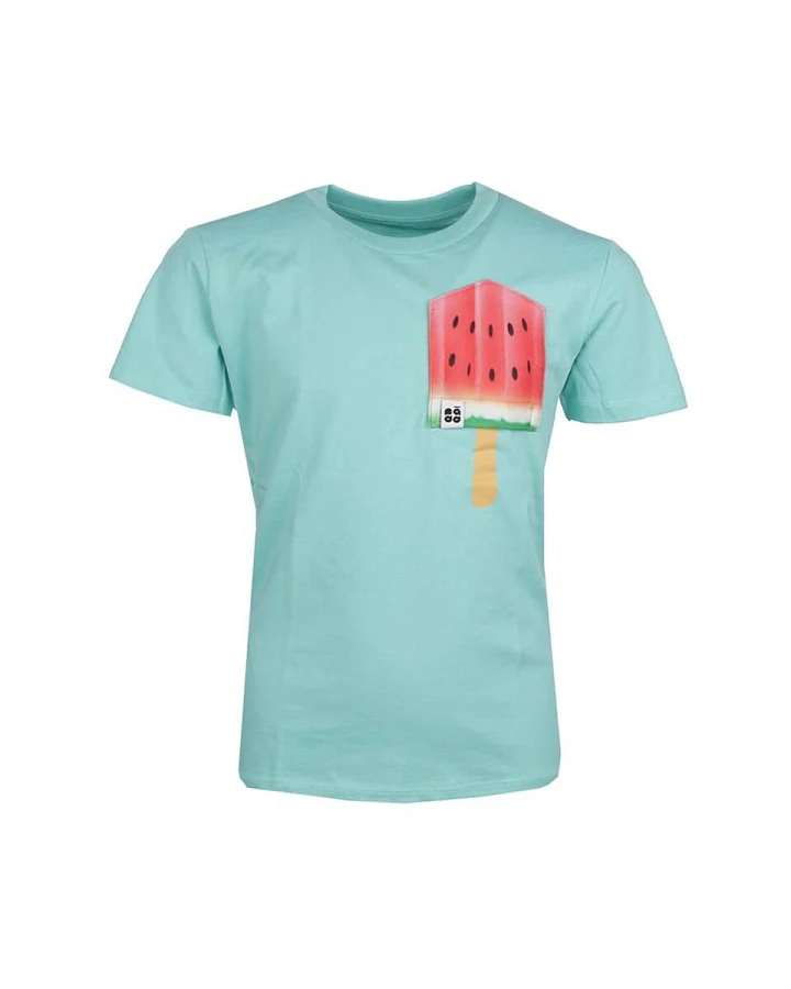 Kinder T-Shirt "Leck mich BT" pool blau 5-6 Jahre