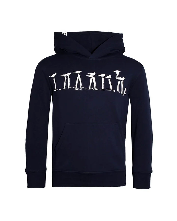 Kinder Hoodie "Vollpfosten" navy 3-4 Jahre