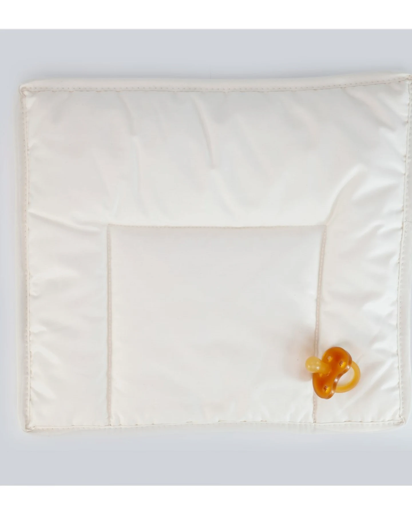 Flachkissen für Babys und Kleinkinder Baumwolle (kbA) 35 x 40 x 3 cm, 50 g, Perkal-Inlett – Ansicht 2