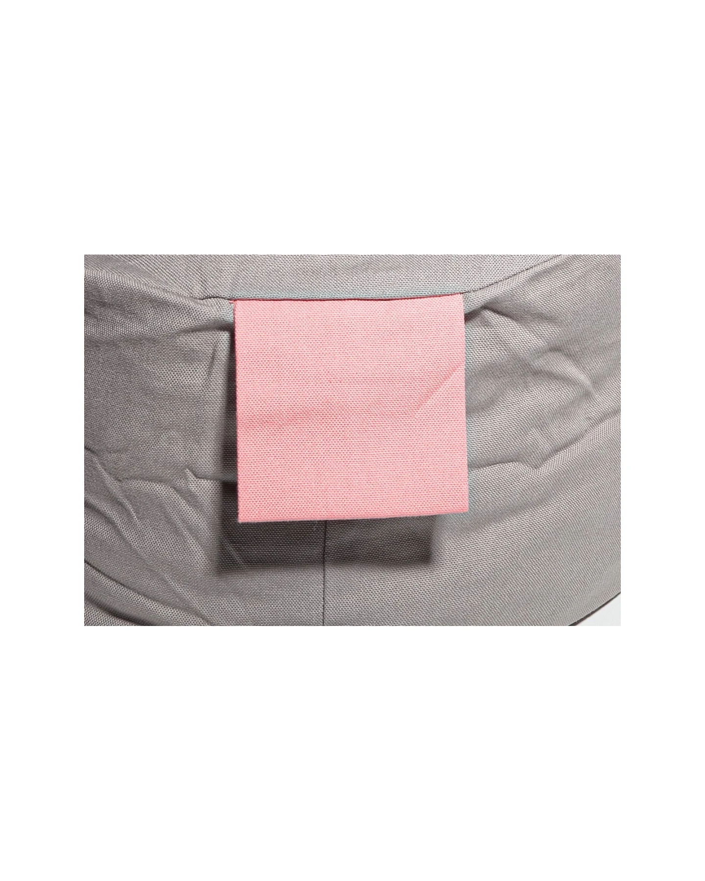 Pouff Dotti eins - grau/rose Ø 30 cm, Höhe 17 cm – Ansicht 2