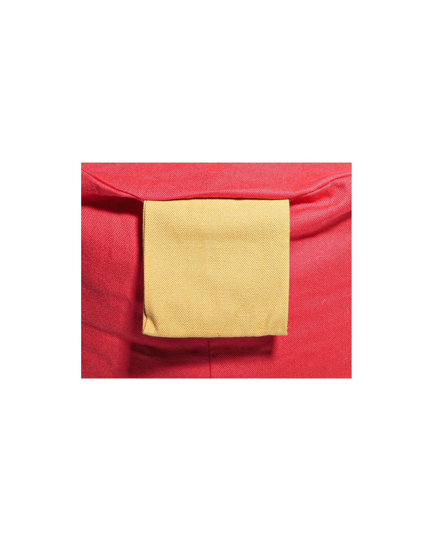 Pouff Dotti vier - rot/mais Ø 30 cm, Höhe 17 cm – Ansicht 2