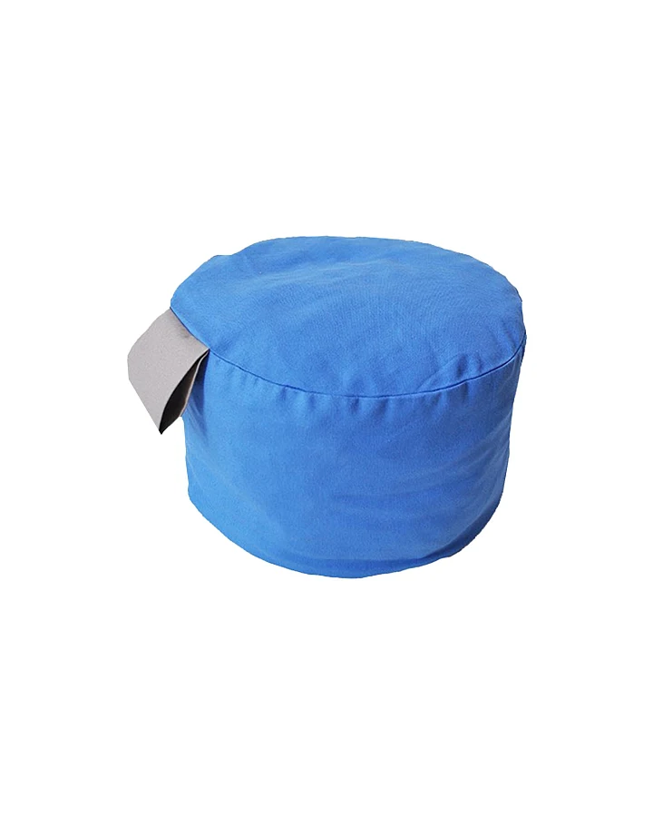 Pouff Dotti sechs - blau/grau Ø 30 cm, Höhe 17 cm