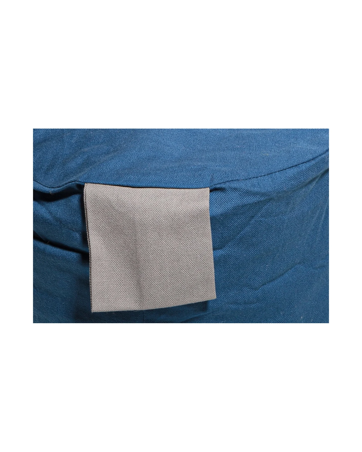 Pouff Dotti sechs - blau/grau Ø 30 cm, Höhe 17 cm – Ansicht 2