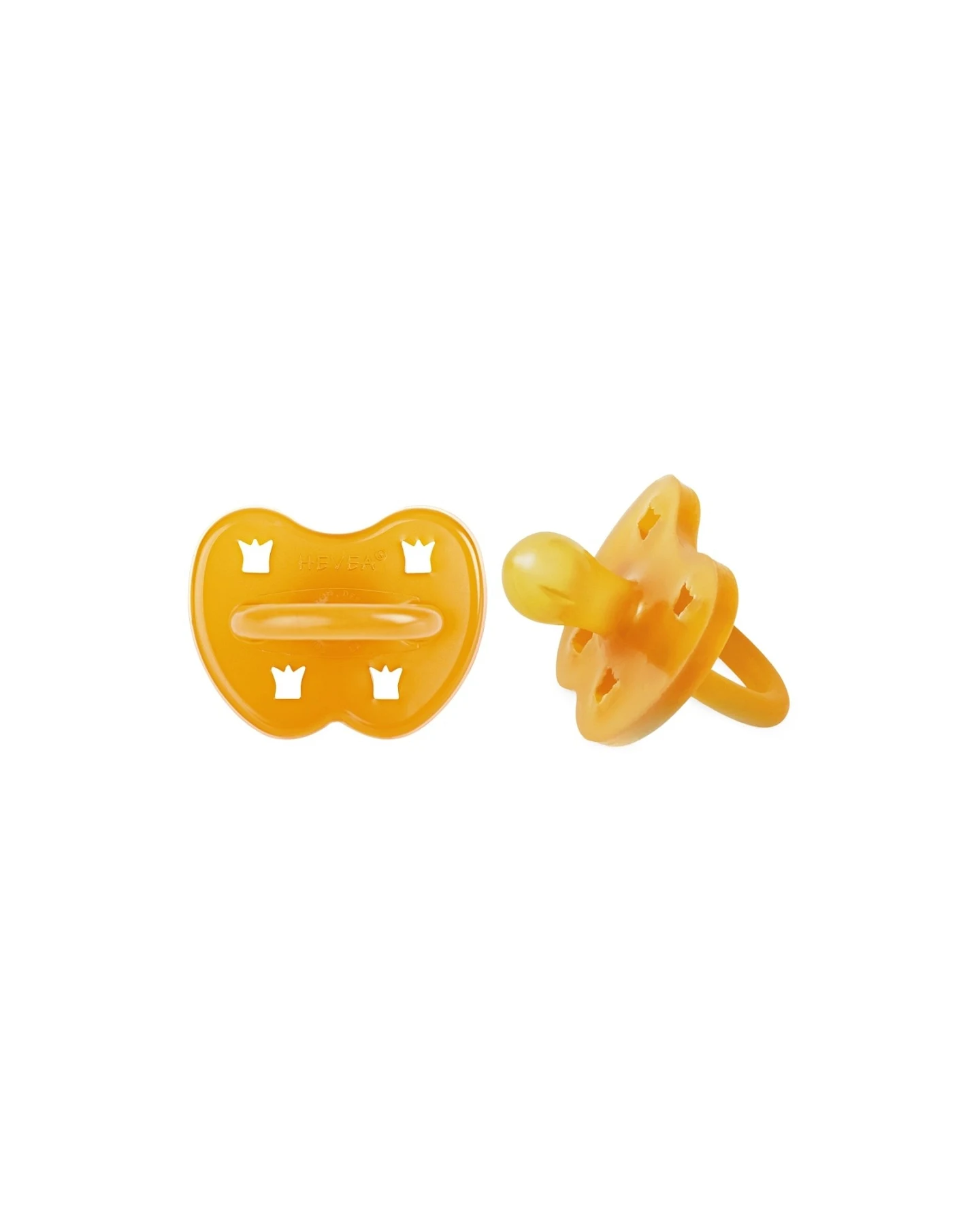 2er-Pack Schnuller classic rund Krone ab 3 Monate, Naturkautschuk – Ansicht 2