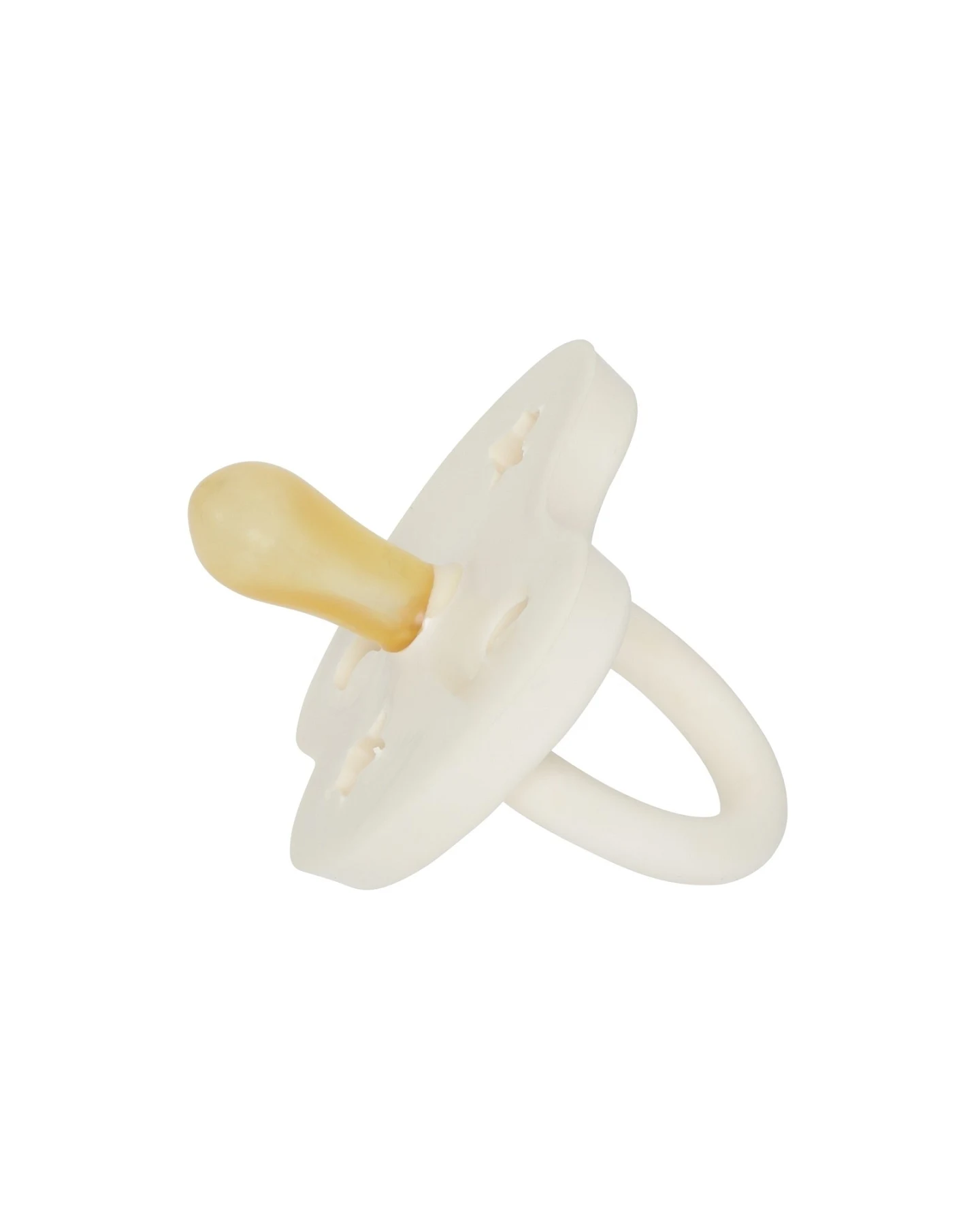 Schnuller Milky White symmetrisch Stern & Mond ab 3 Monate, Naturkautschuk – Ansicht 2