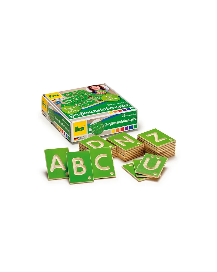 Produktseite: Lernspiel Großbuchstaben 15,2x17x4,9cm