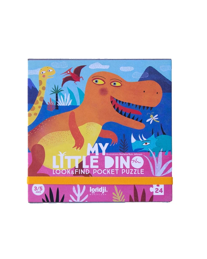 Pocket Puzzle my little Dino 24 Teile