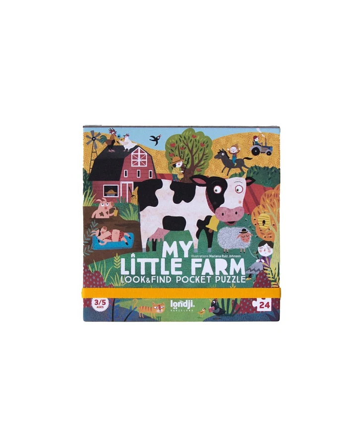 Pocket Puzzle my little Farm 24 Teile