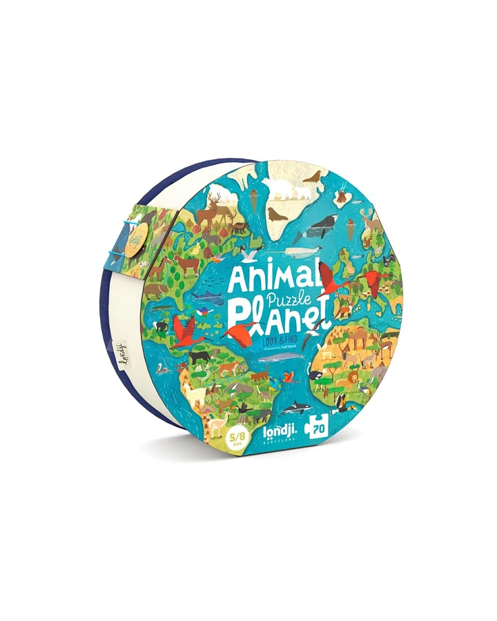 Animal Planet Puzzle 70 Teile, 21,5 x 18 cm