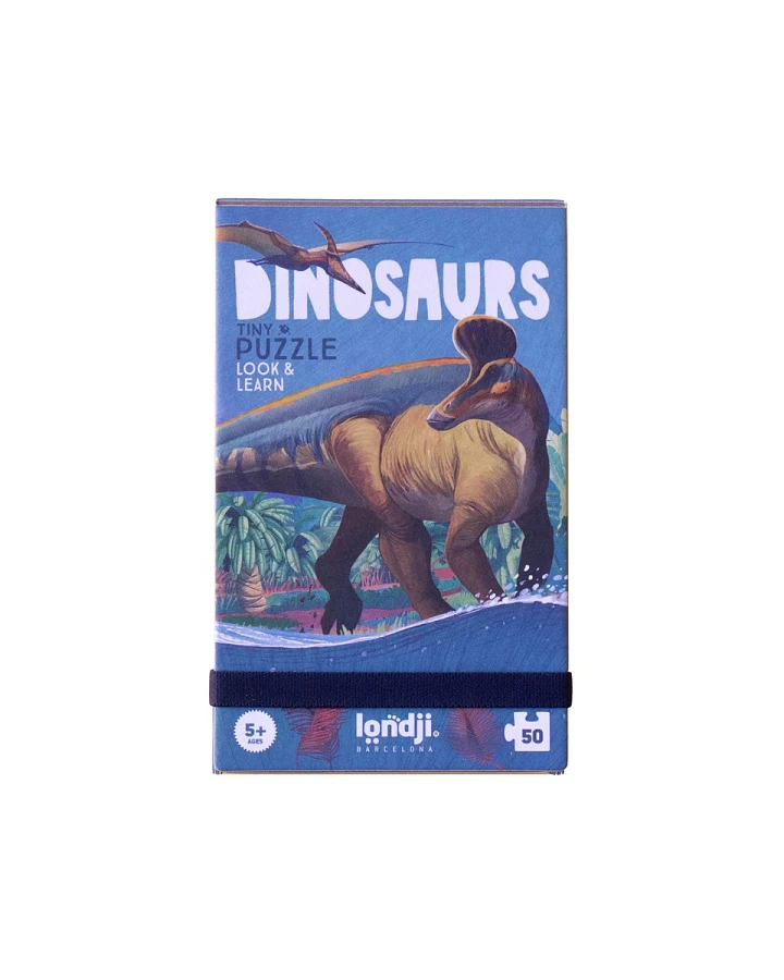Produktseite: Dinosaurs tiny Puzzle 50 Teile, 23,5 x 16,5 cm