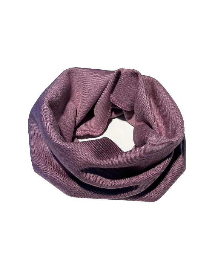Pickapooh Kinder Schlauchschal Wolle Seide alt rose Onsize, Maße 29 x 19 cm