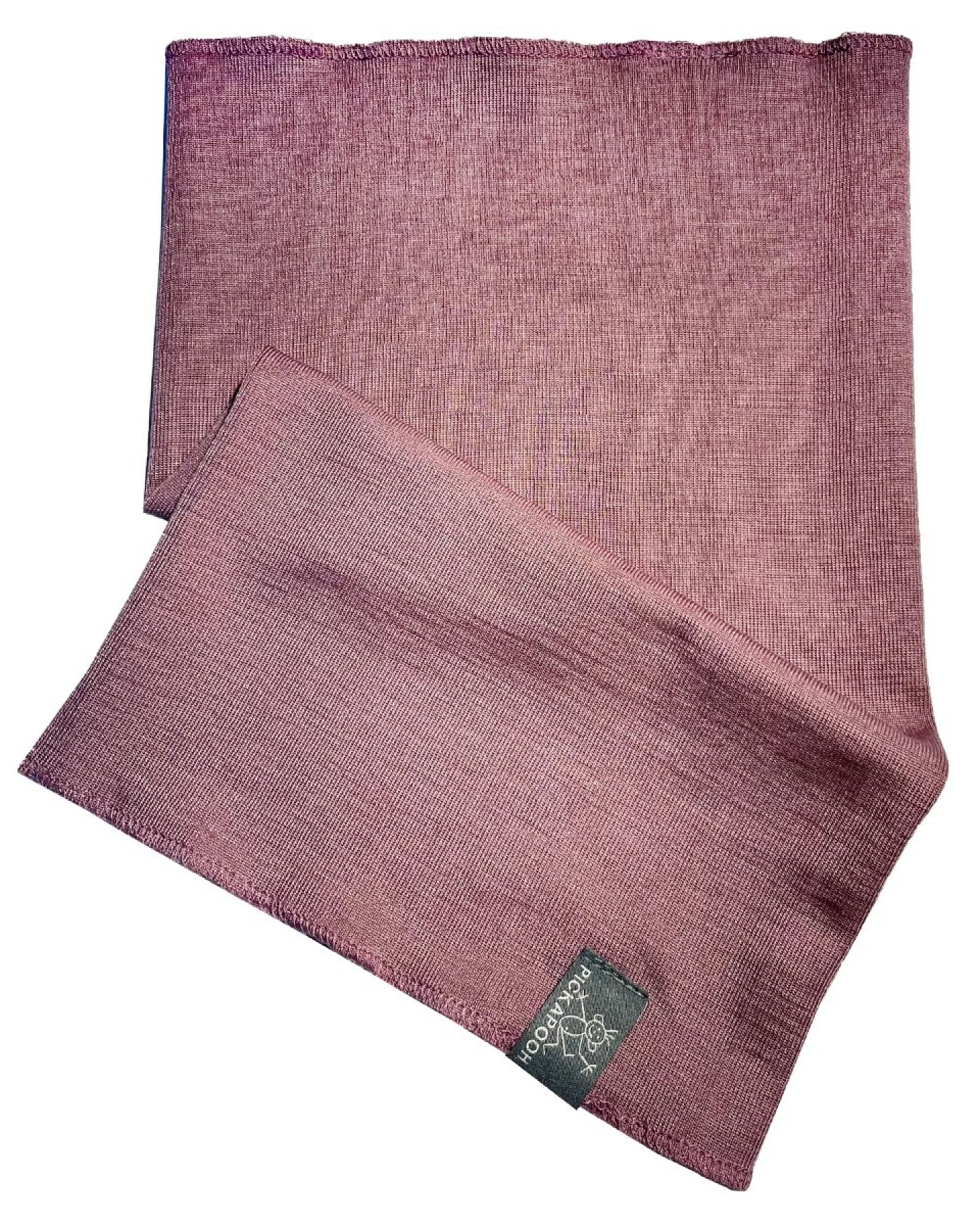 Pickapooh Kinder Schlauchschal Wolle Seide alt rose Onsize, Maße 29 x 19 cm – Ansicht 2
