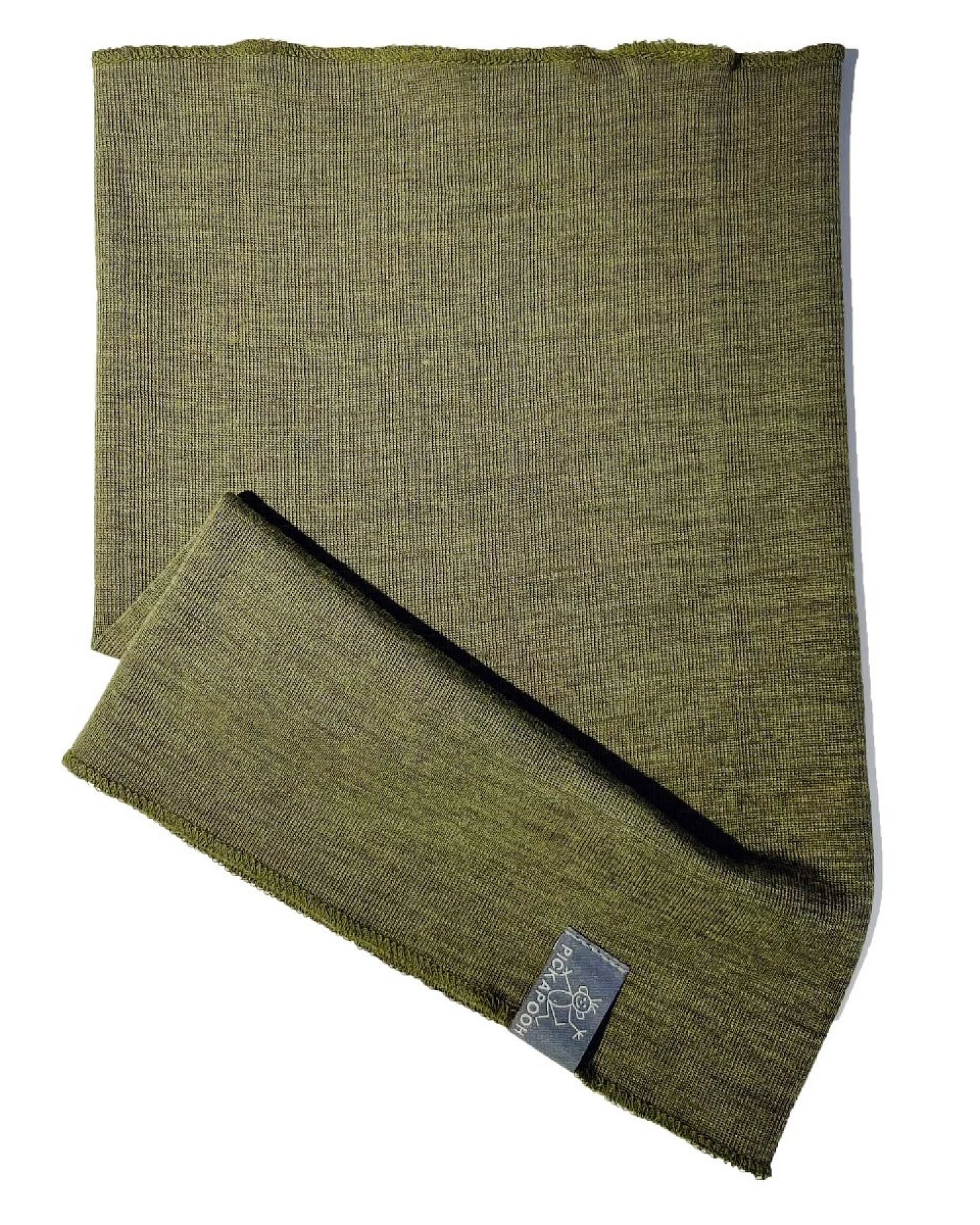 Pickapooh Kinder Schlauchschal Wolle Seide green Onsize, Maße 29 x 19 cm – Ansicht 2