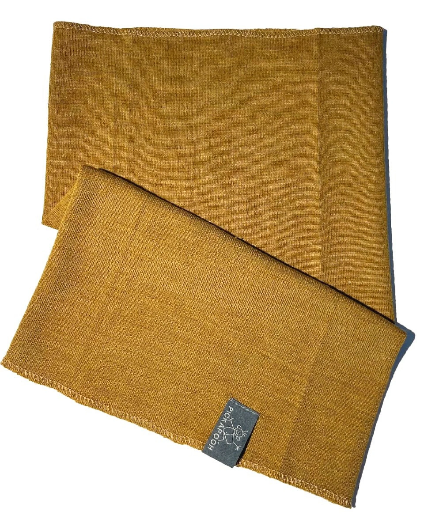 Pickapooh Kinder Schlauchschal Wolle Seide dijon Onsize, Maße 29 x 19 cm – Ansicht 2