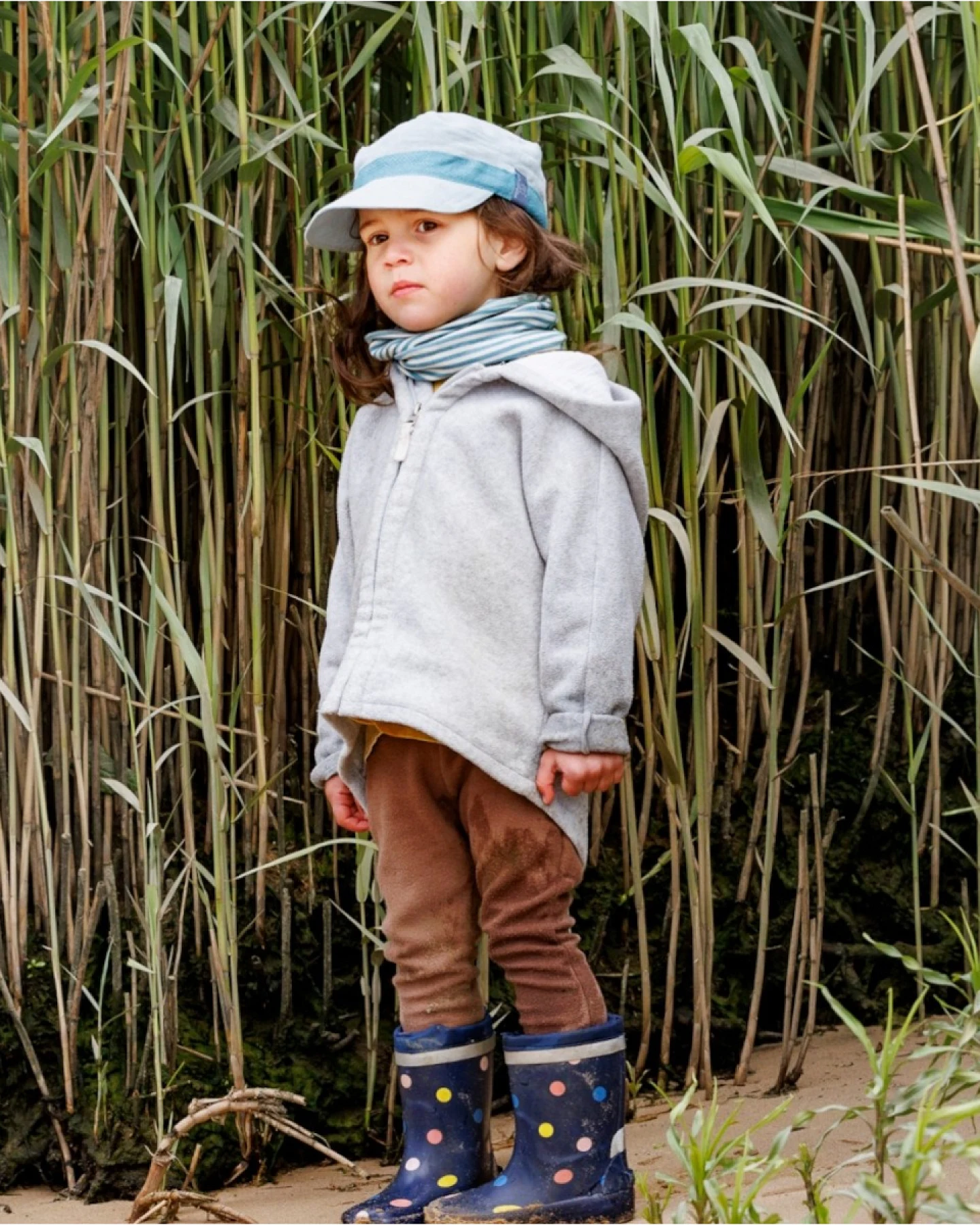 Pickapooh Kinder Mütze Cap Musselin blue surf Gr.52 – Ansicht 2
