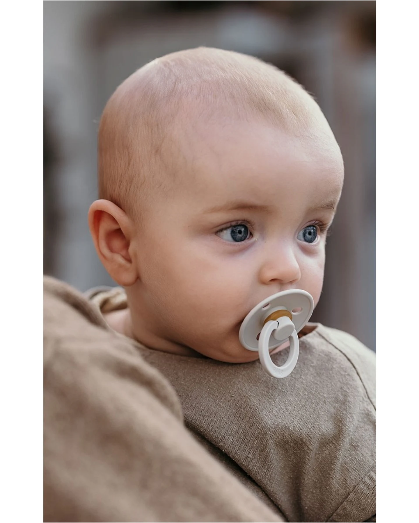 BIBS Schnuller Naturlatex "Colour" 2er Pack kirschförmig sage-ivory 6-18 Monate – Ansicht 2
