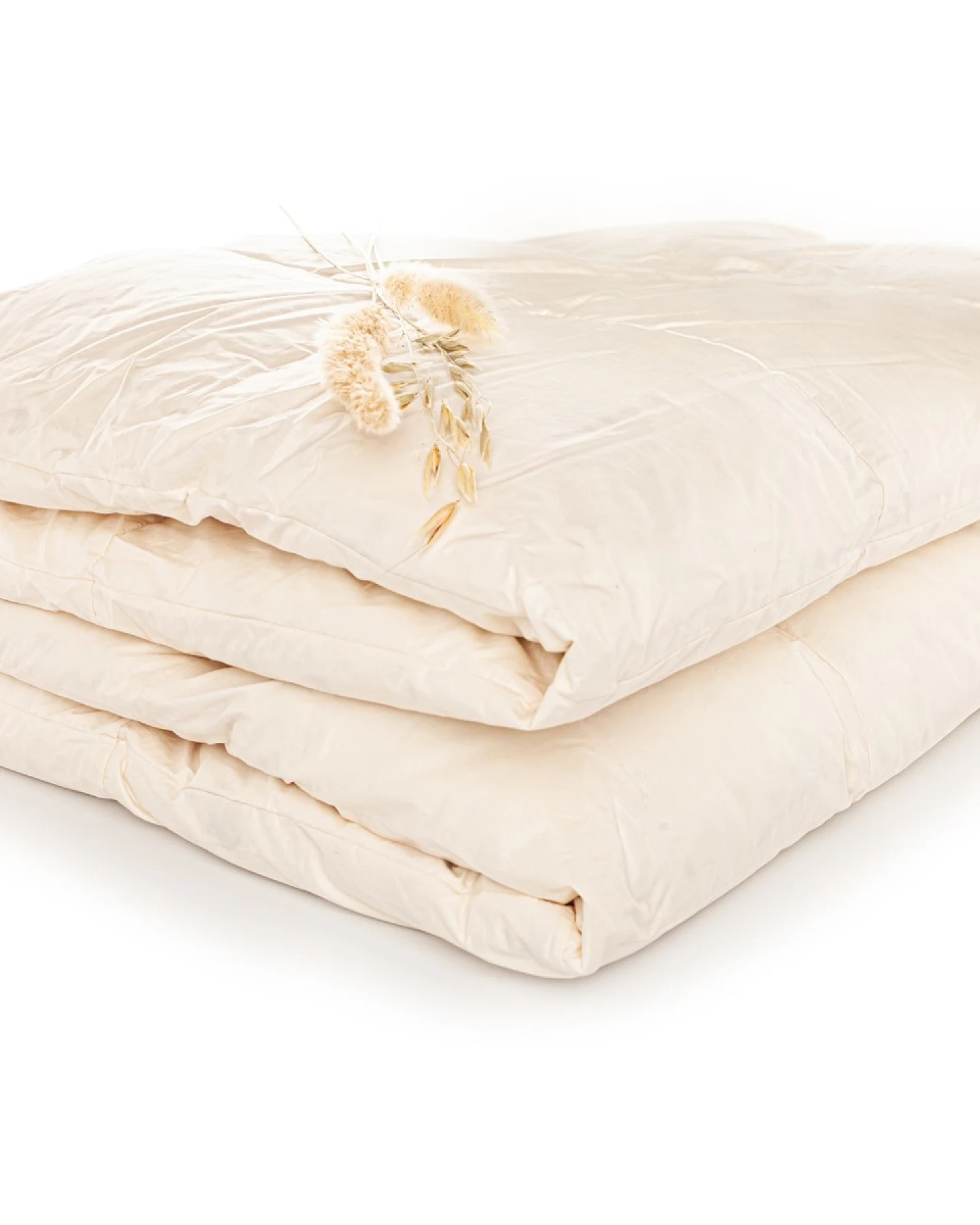 Kassettenbettdecke Daunen 135 x 200 cm, 480 g (Ganzjahr), Perkal-Inlett – Ansicht 2