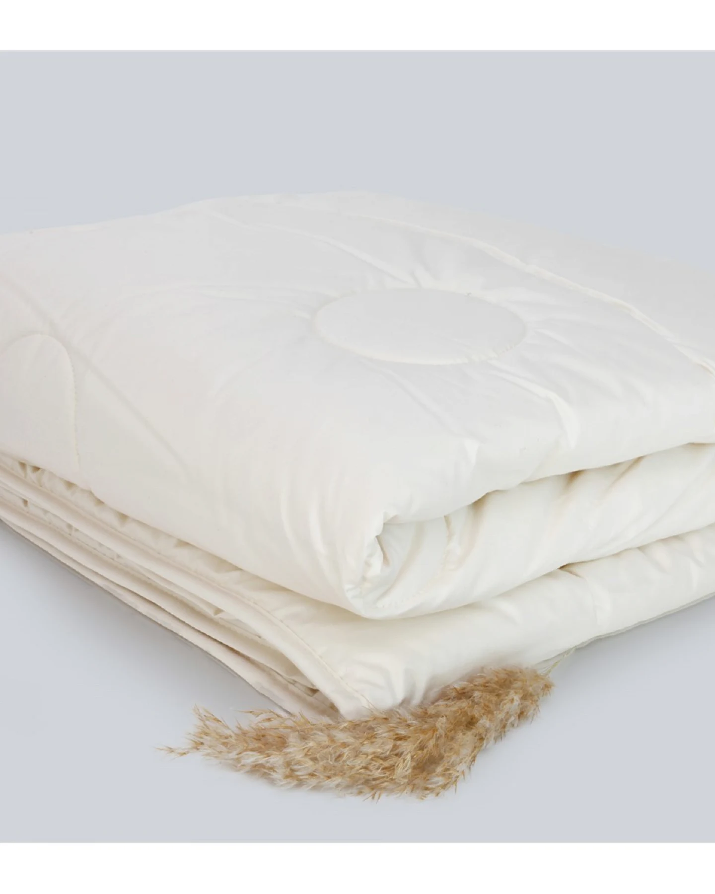 Bettdecke Wildseide mit Merino-Schafschurwolle (kbT) 135 x 200 cm, 700 g (Sommer), Perkal-Inlett – Ansicht 2