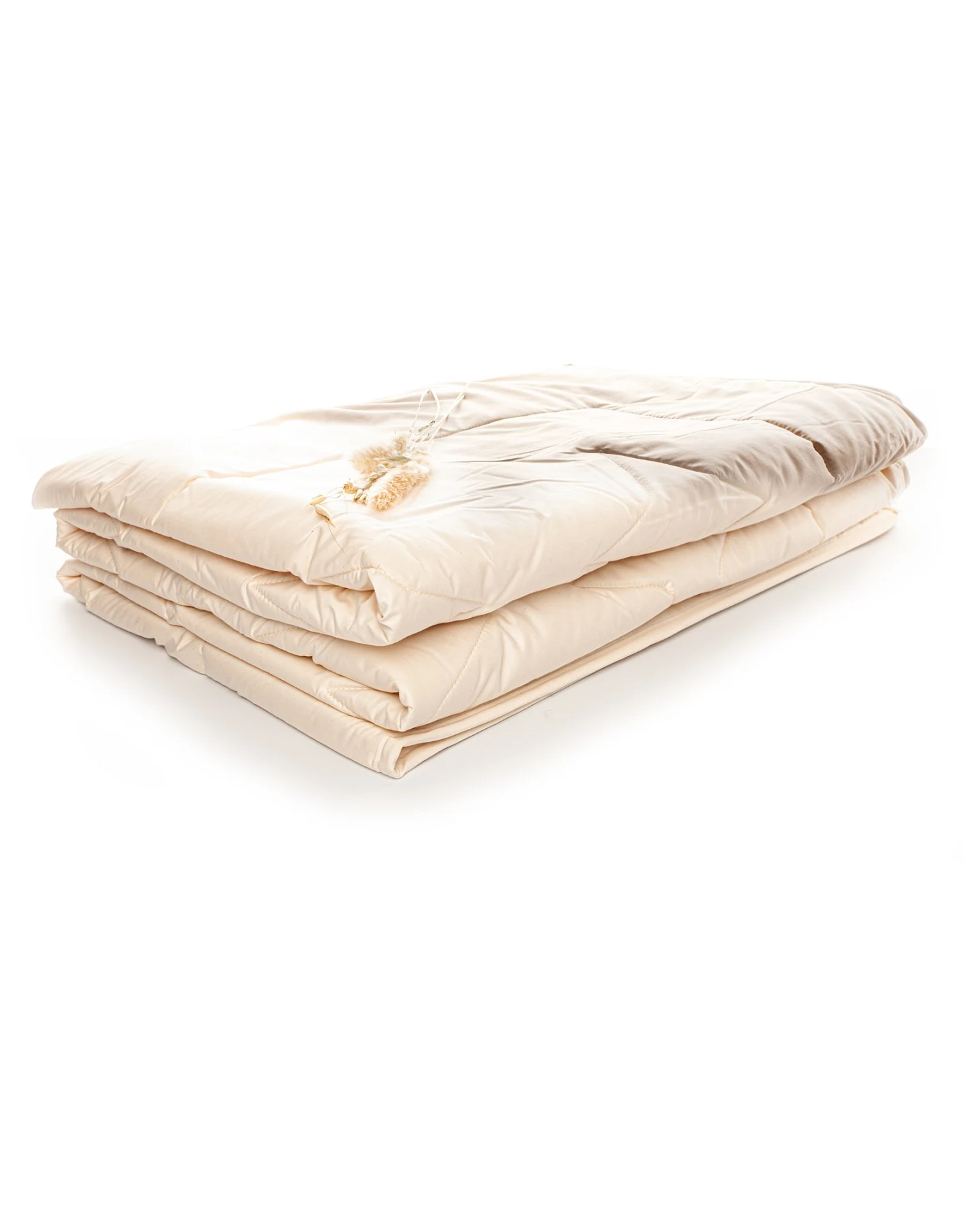 Bettdecke Schafschurwolle waschbar 135 x 200 cm, 540 g (Ganzjahr), Perkal-Inlett – Ansicht 2