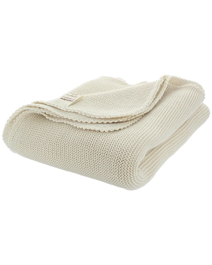 Babydecke Bio-Baumwolle natur Maße 80 x 90 cm