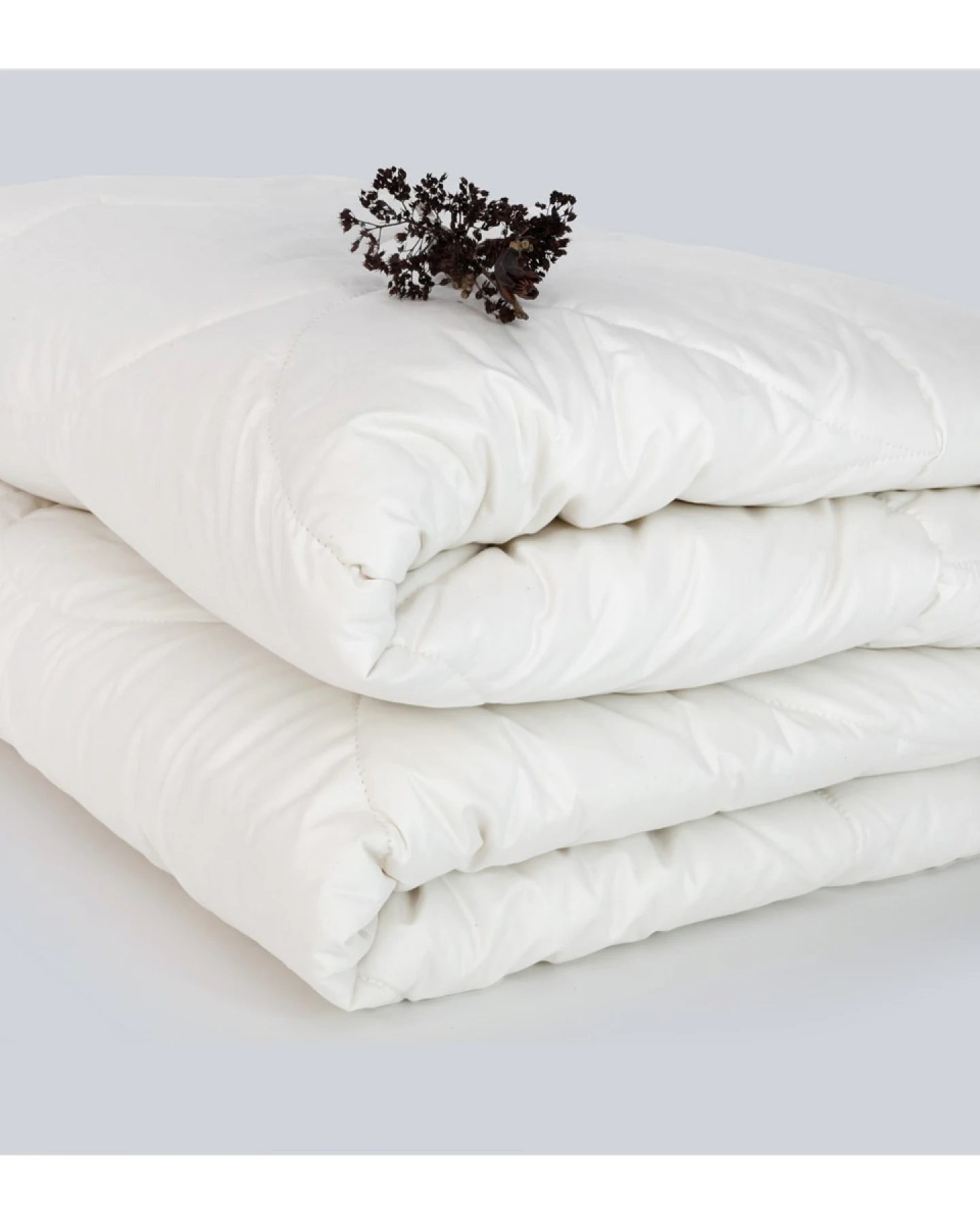 Bettdecke Baumwolle (kbA) 135 x 200 cm, 1780 g (Duo-Ganzjahr) – Ansicht 2