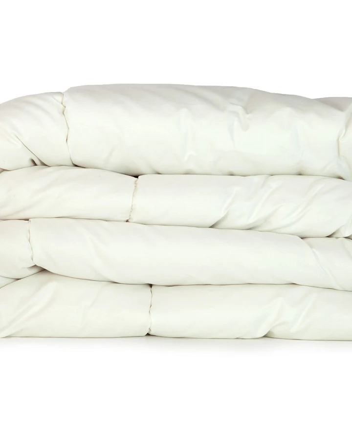 Kinderbettdecke Bio Merinowolle mit Zirbe 100 x 135 cm, 600 g (Ganzjahr)