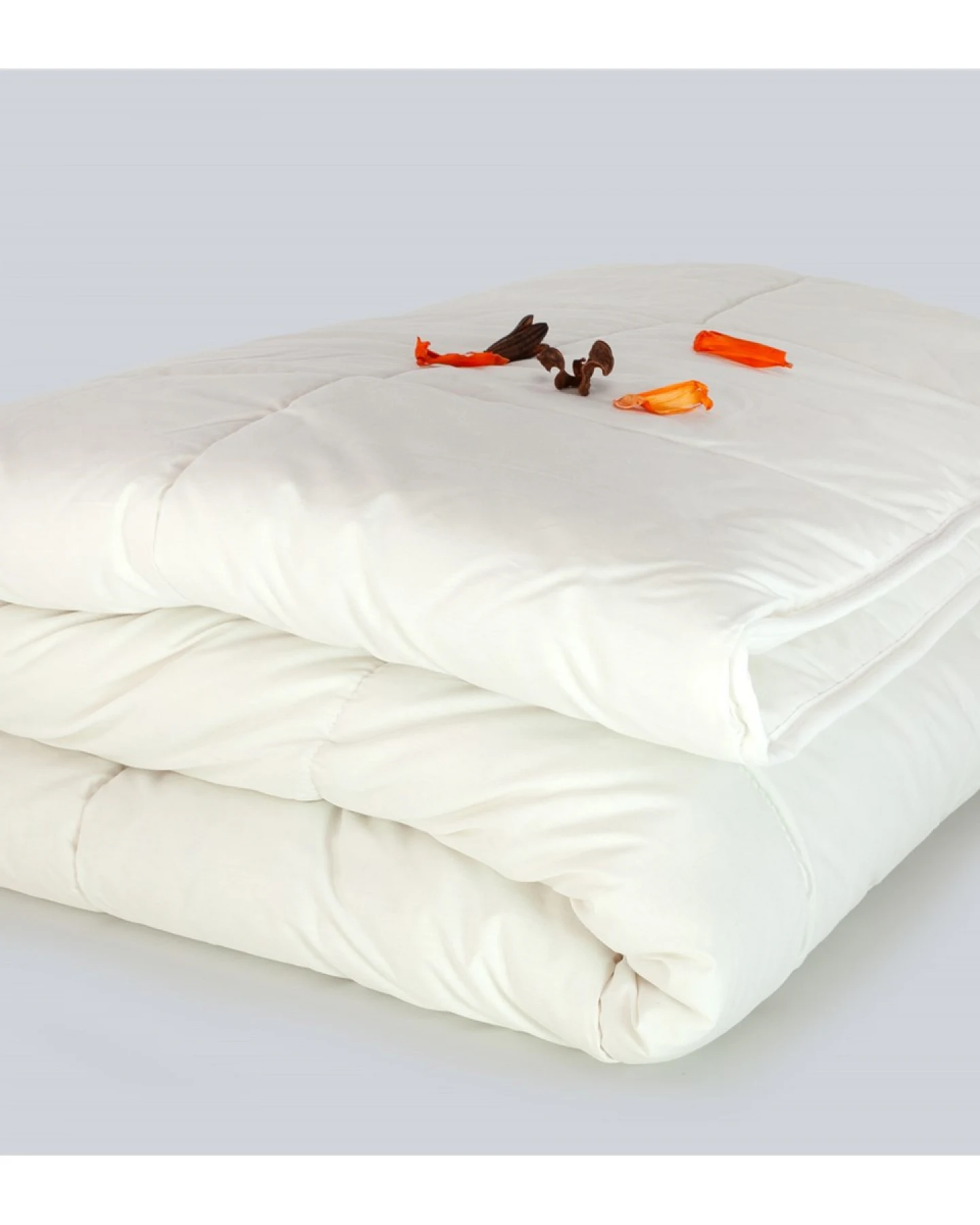 Kinderbettdecke Bio Merinowolle mit Zirbe 100 x 135 cm, 750 g (Duo-Winter) – Ansicht 2