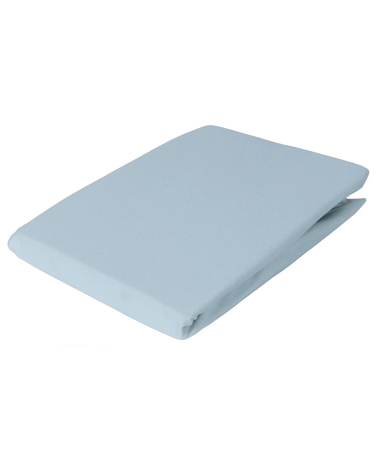 Spannbettlaken Bio-Baumwolle aqua 90x200 cm / 100x220 cm – Ansicht 2