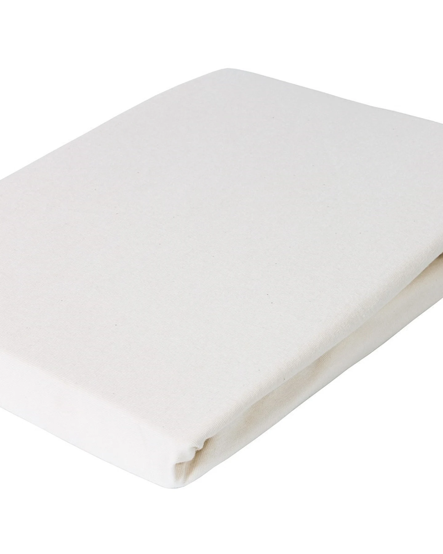 Spannbettlaken Bio-Baumwolle weiß 40-50 cm x 70-80 cm – Ansicht 2