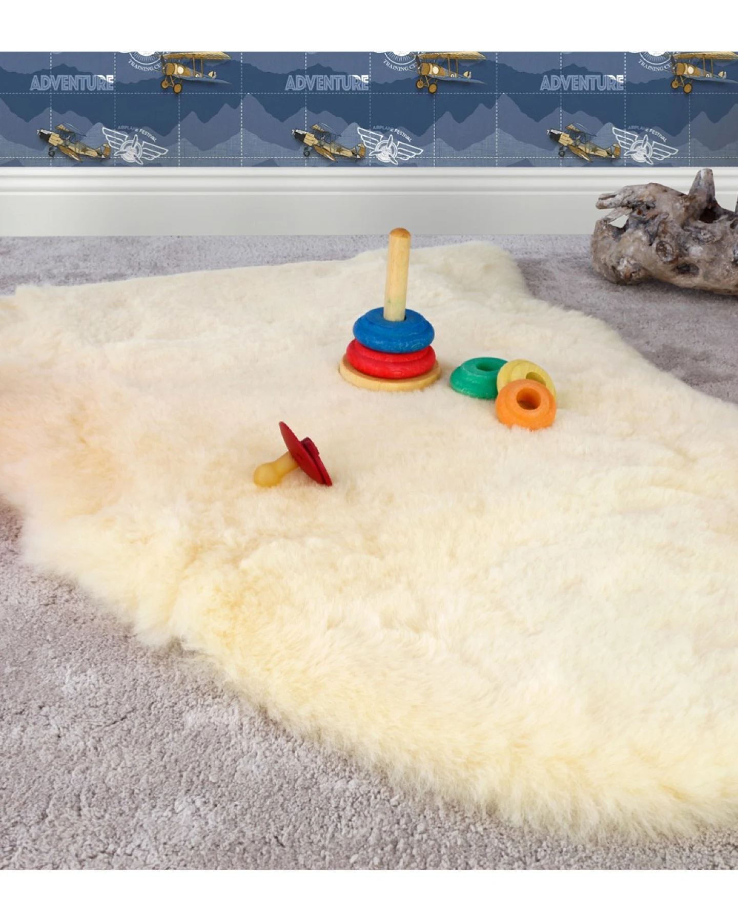 Lammfell Baby, waschbar 60 - 70 cm – Ansicht 2