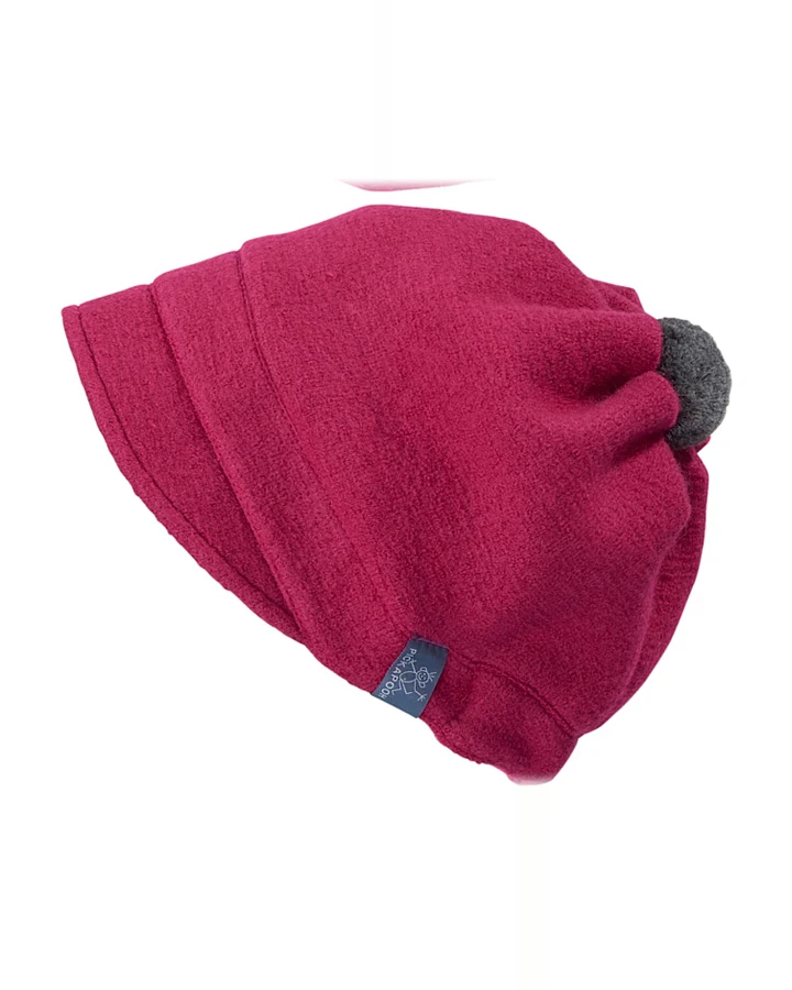 Pickapooh Baby und Kinder Schirmmütze Luna Bio Schurwolle Walk pink Gr.48