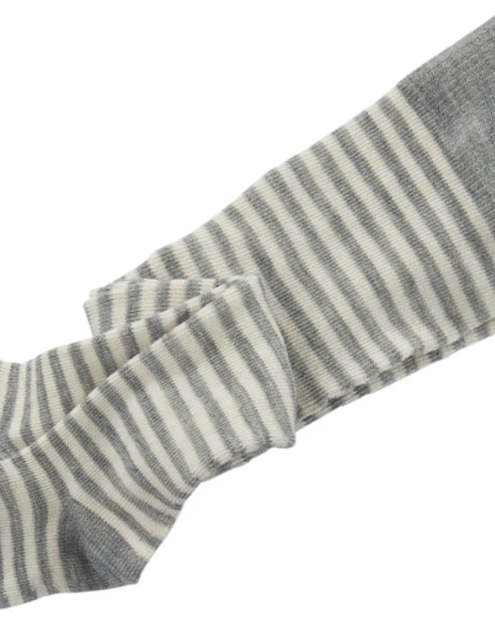 Baby Strumpfhose hellgrau-geringelt Gr.01