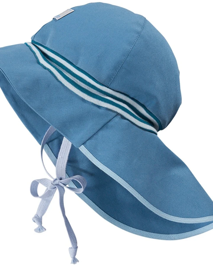 Pickapooh Baby und Kinder Mütze Feuerwehr Strick UV-60 jeansblau Gr.52