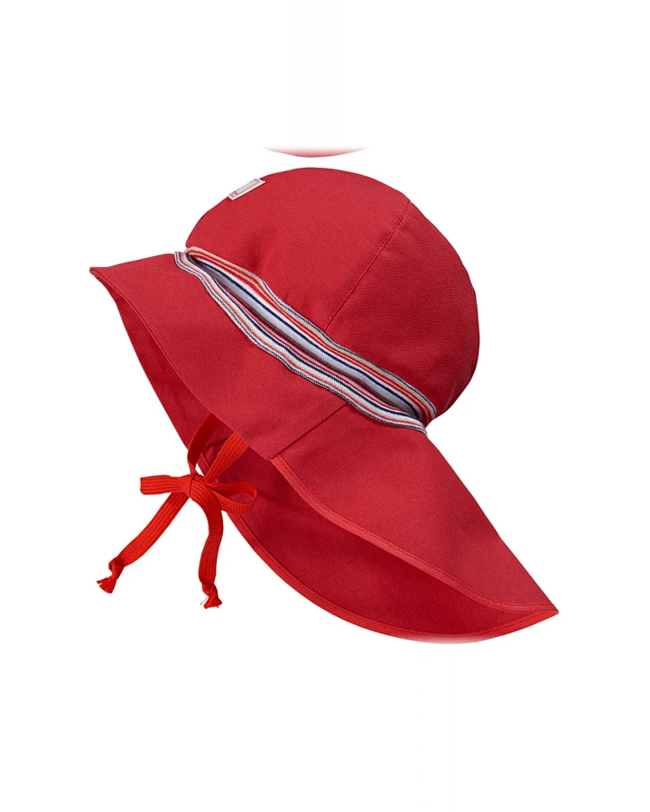 Pickapooh Baby und Kinder Mütze Feuerwehr Strick UV-80 rot Gr.48