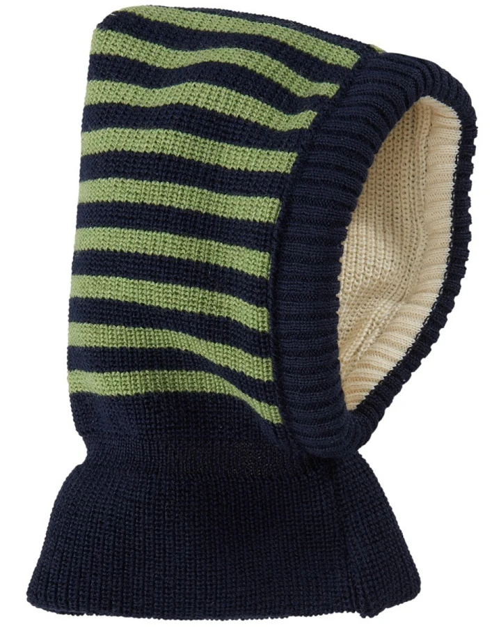 Baby und Kinder Schalmütze marine-moos Gr.46/48