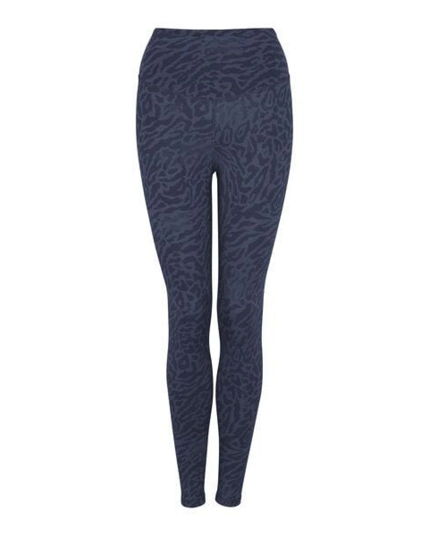 Jaya LEONA - Damen - High-Rise Leggings mit Allover-Leopard-Print aus weichem TENCEL Lyocell/Biobaumwoll-Mix mit doppelter Taillenpartie – Ansicht 4
